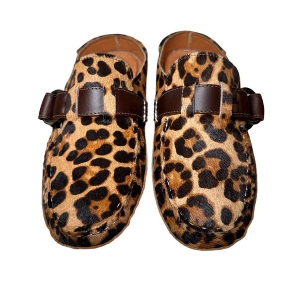 NIB Quoddy's Ring Mule in Leopard Haircalf - Picture 1 of 10